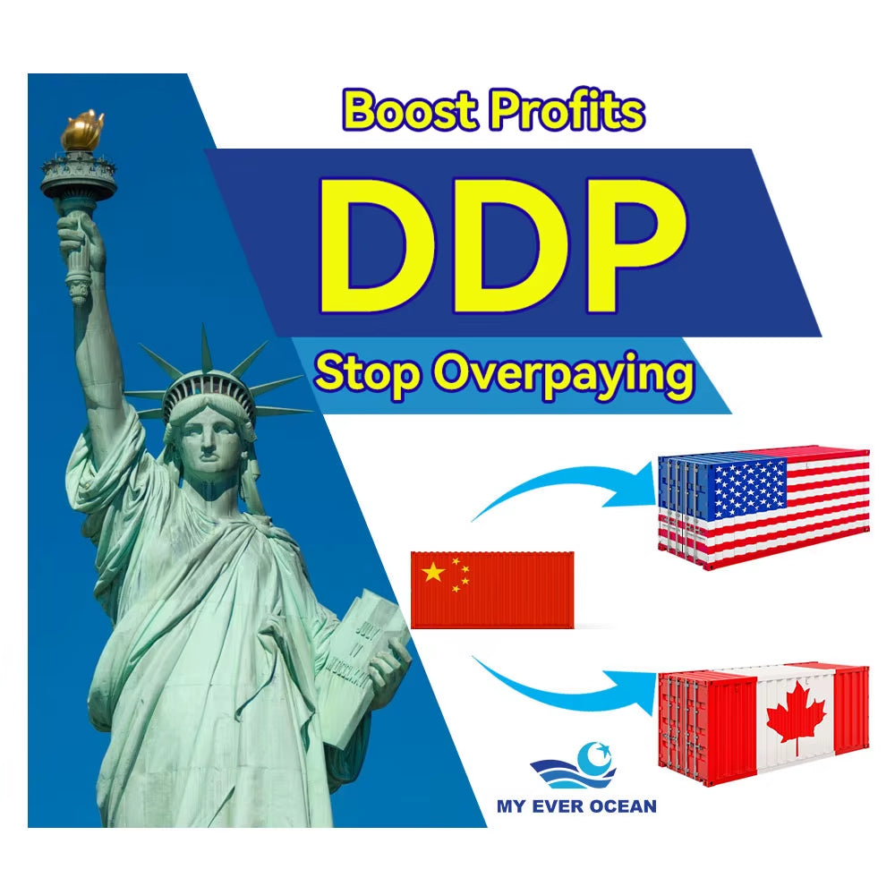 DDP Agent Fast Shipping Service Ningbo Qingdao Freight Forwarder to Jersey New York Oakland Usa Us Canada