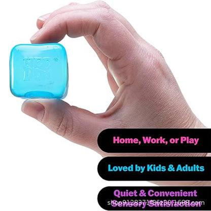 (In Stock, Ships Immediately) Needoh Fun Cube - Squeeze Fun Toy - Sensory Stress Relief with Ventilation .