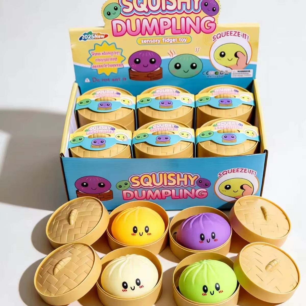 In Stock Giant Dumpling Squishy Stress Balls Fidget Sensory Toy Stress Relief Mystery Dumpling Dumpling Toy Squeeze Toys