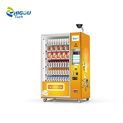 Zhi Gou Tech Best-Selling European Drinks & Snacks Vending Machine with SDK Touchscreen Cloud-Based Management Cash/Card Payment