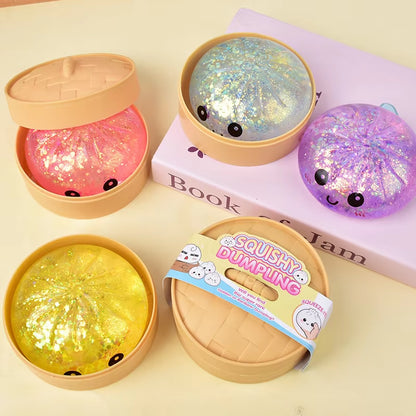 In Stock Giant Dumpling Squishy Stress Balls Fidget Sensory Toy Stress Relief Mystery Dumpling Dumpling Toy Squeeze Toys