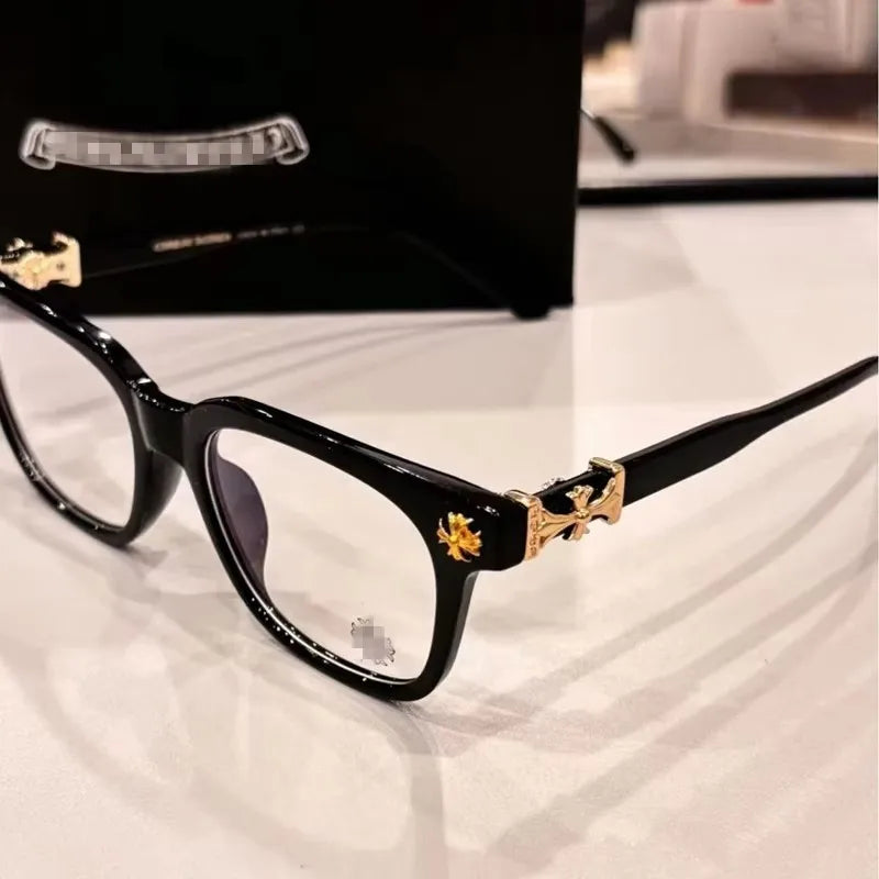 Europe & US New Fuqian Polarized Sunglasses Unisex Lightweight PC Frame Wedding Flat Classic Travel Fashion Optical Glasses