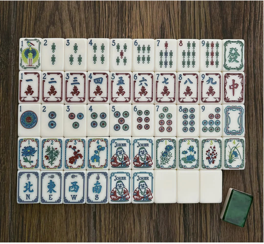 Custom Made 4 Layer American Mahjong Model 190 Elephant Acrylic Tiles 160 Cards Luxury Elegant Game for Adults