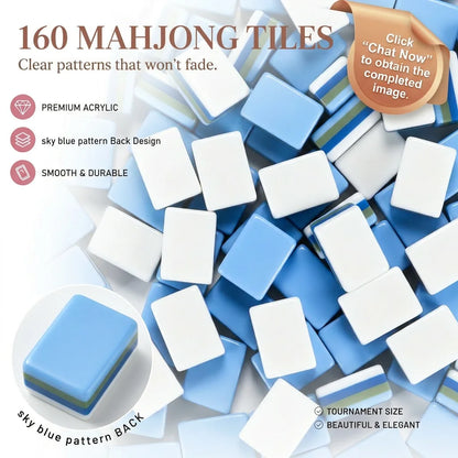 Custom Made 4 Layer American Mahjong Model 190 Elephant Acrylic Tiles 160 Cards Luxury Elegant Game for Adults