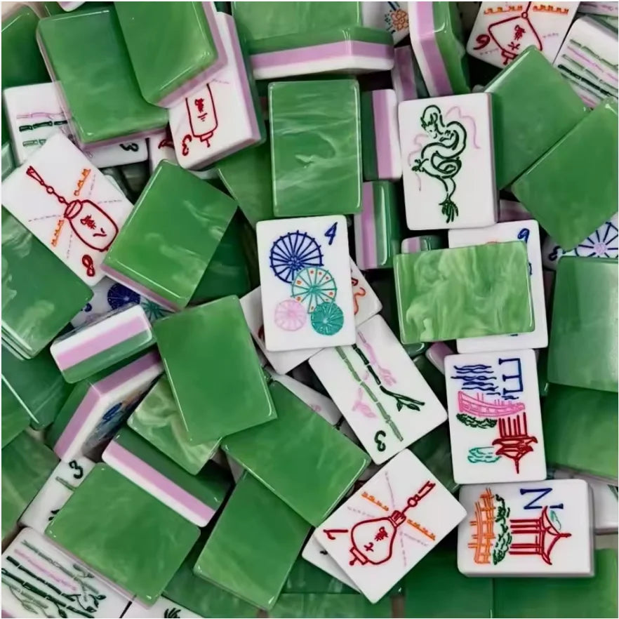 Custom Made 4 Layer American Mahjong Model 190 Elephant Acrylic Tiles 160 Cards Luxury Elegant Game for Adults