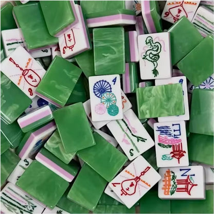 Custom Made 4 Layer American Mahjong Model 190 Elephant Acrylic Tiles 160 Cards Luxury Elegant Game for Adults