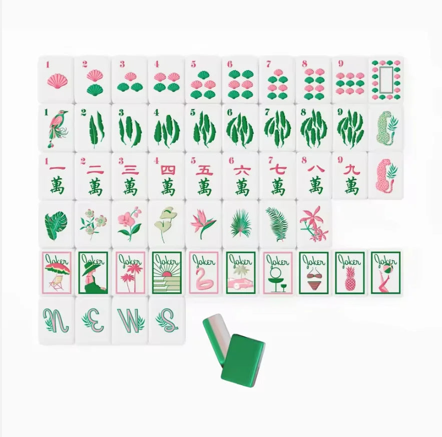 Custom Made 4 Layer American Mahjong Model 190 Elephant Acrylic Tiles 160 Cards Luxury Elegant Game for Adults
