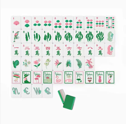 Custom Made 4 Layer American Mahjong Model 190 Elephant Acrylic Tiles 160 Cards Luxury Elegant Game for Adults