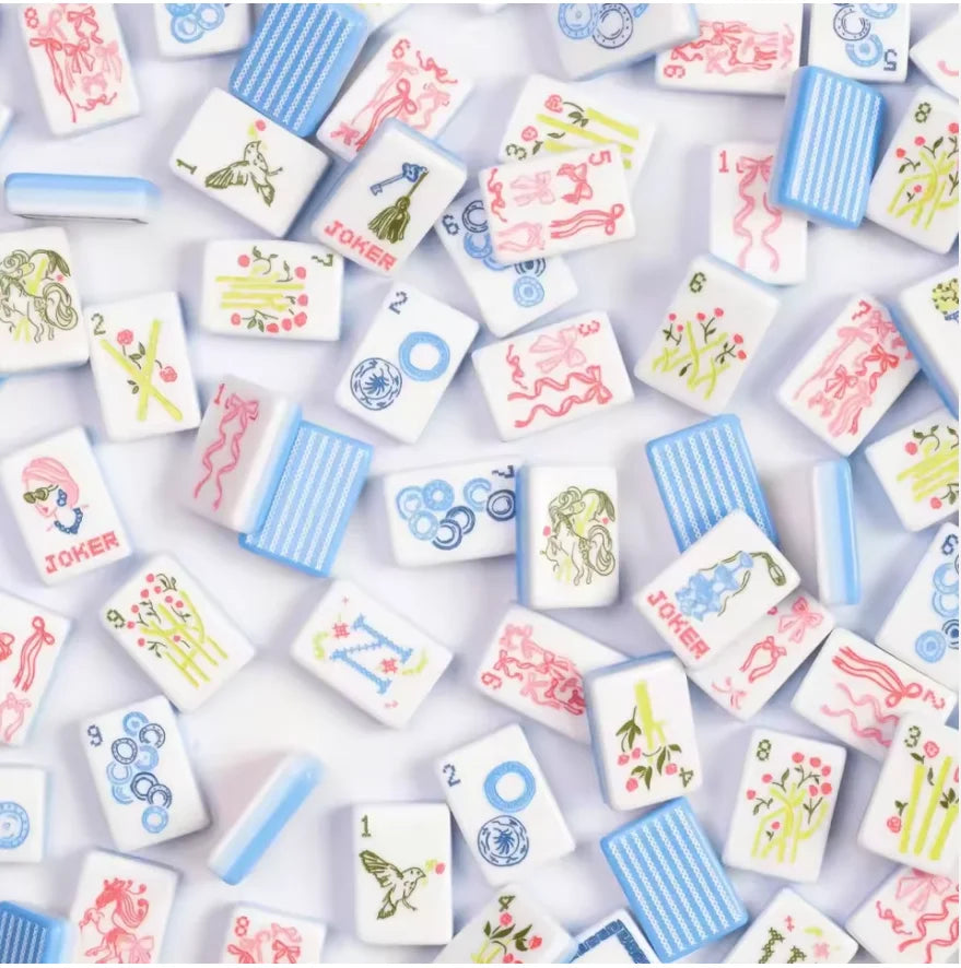 Custom Made 4 Layer American Mahjong Model 190 Elephant Acrylic Tiles 160 Cards Luxury Elegant Game for Adults