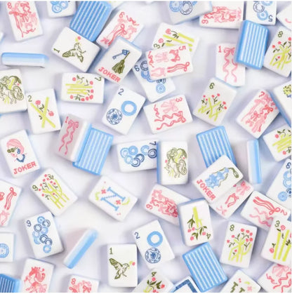 Custom Made 4 Layer American Mahjong Model 190 Elephant Acrylic Tiles 160 Cards Luxury Elegant Game for Adults