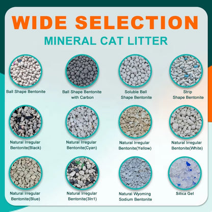 Best Selling Products 2025 Dust Free Coffee Scent Bentonite Pet Cat Sand Bentonite Litter 4Kg 8Kg 20Kg