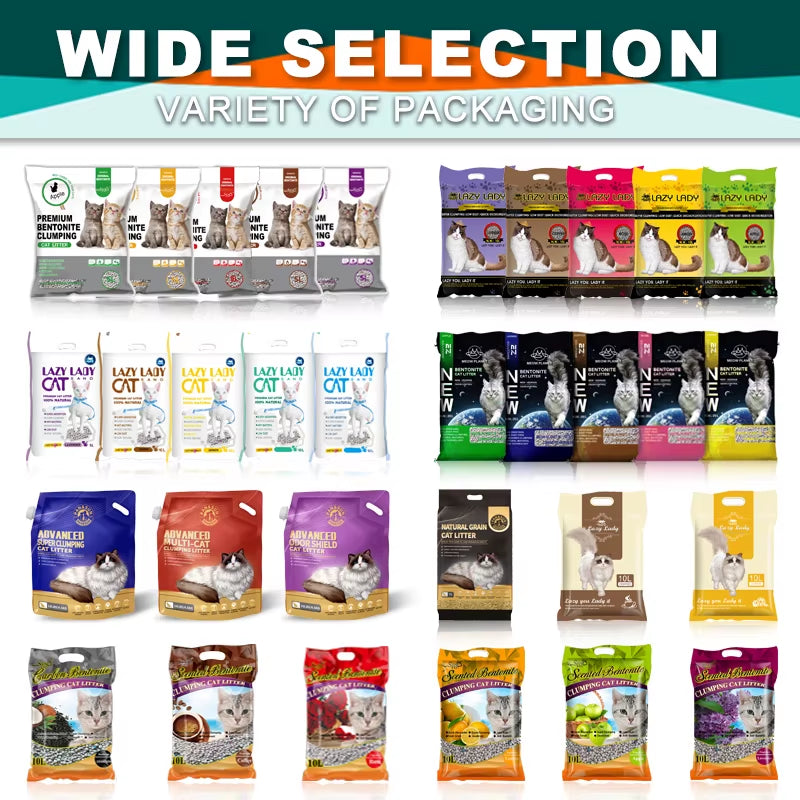 Best Selling Products 2025 Dust Free Coffee Scent Bentonite Pet Cat Sand Bentonite Litter 4Kg 8Kg 20Kg