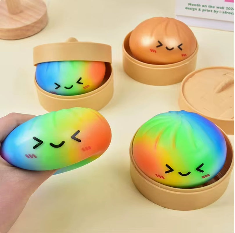 In Stock Giant Dumpling Squishy Stress Balls Fidget Sensory Toy Stress Relief Mystery Dumpling Dumpling Toy Squeeze Toys